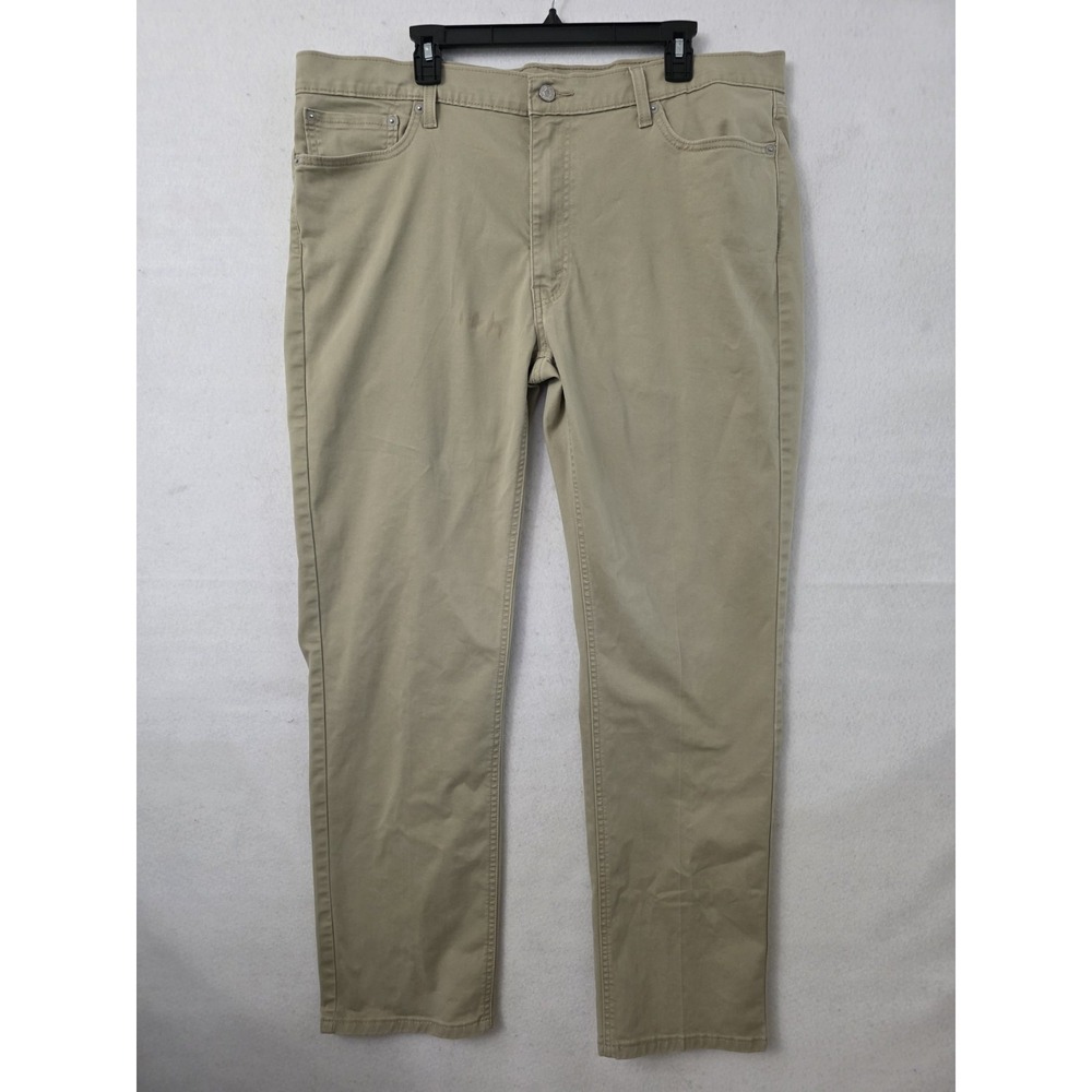 Levis 502 Taper Fit All Seasons Tech Pants Mens 40x34 Color Khaki‎